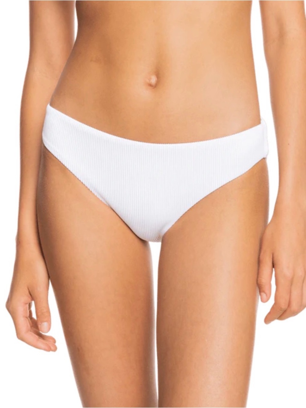 Roxy Ribbed Roxy Love The Comber Bottom in Bright White size as NEW